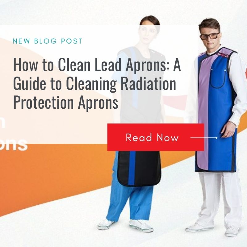 how to clean lead aprons